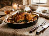 poulet-roti-au-thym